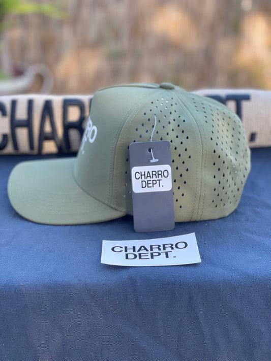 Olive Green Performance Snap Back