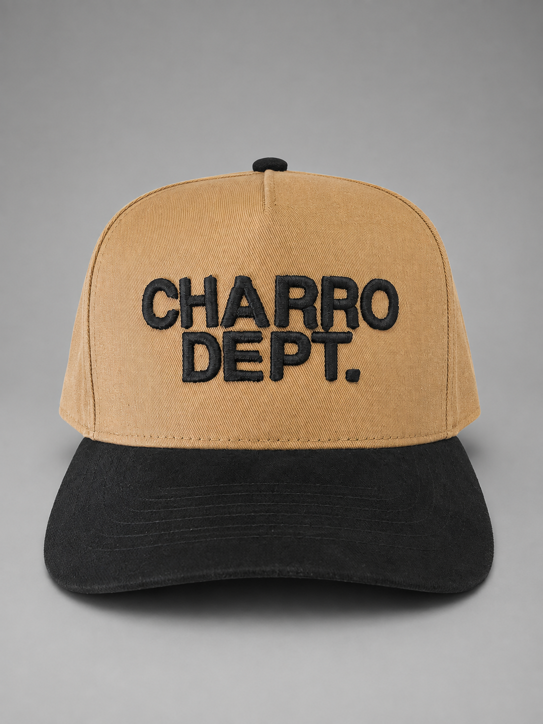 Tan/ Black suede brim Snapback