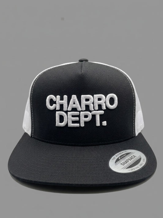Black/White Trucker Snapback