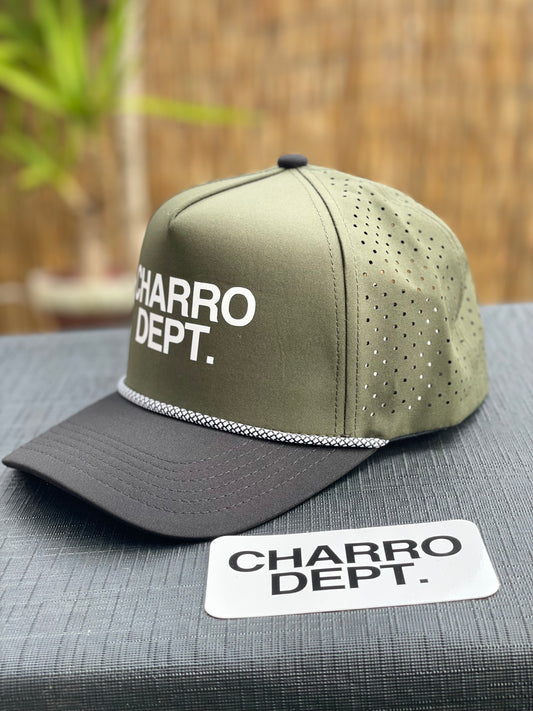 Olive Green Performance Snap Back
