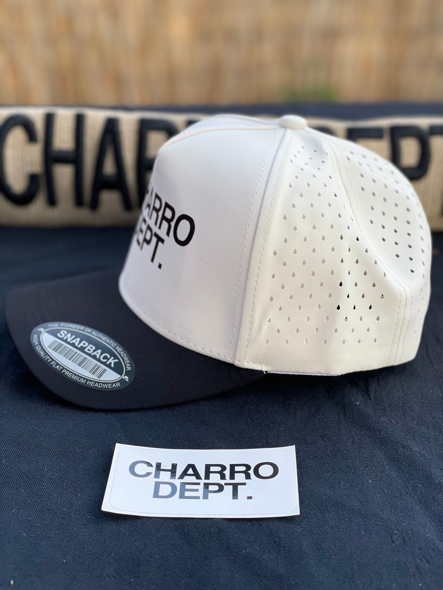 Tan/Black Performance Snapback
