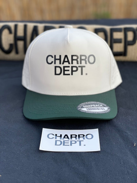 Tan/Green Performance Snapback