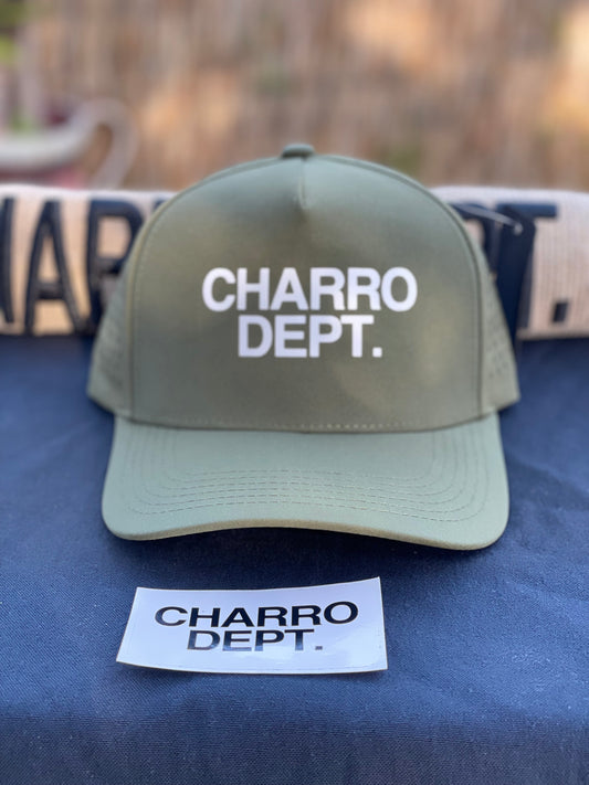 Olive Green Performance Snap Back