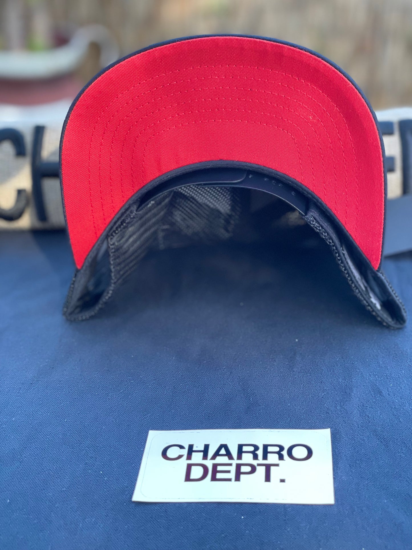 Black Red Bottom Trucker